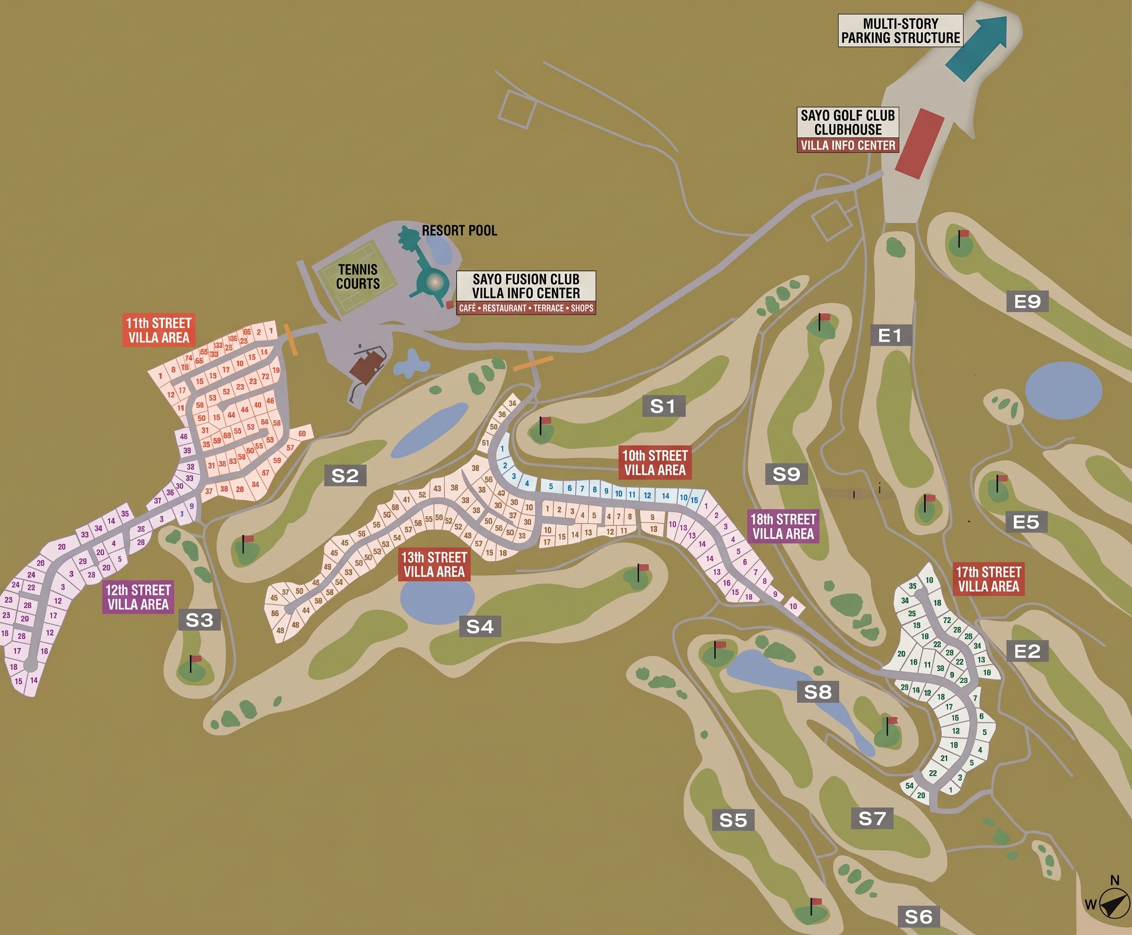 Villa Resident Map